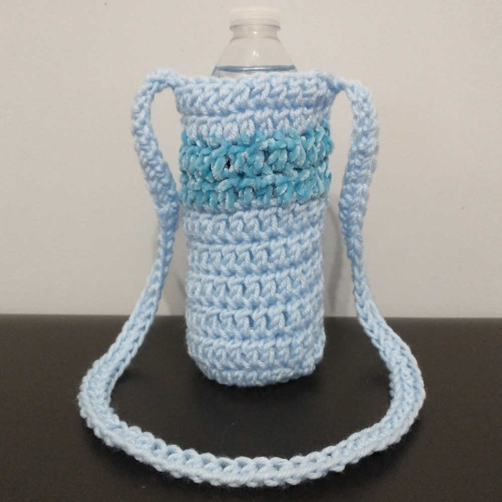 Cotton Candy & Velvet Blue Water Bottle Holder